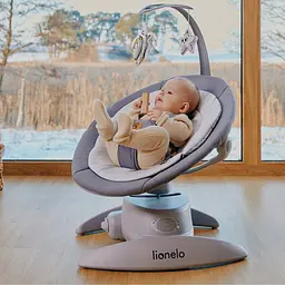Крісло-гойдалка Lionelo Mell Beige Sand (LO-MELL BEIGE SAND) - мініатюра 12