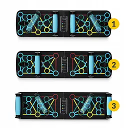 Упори (дошка) для віджимань зі змінним хватом 4FIZJO Push-up Board (P-5907739312785) - мініатюра 6