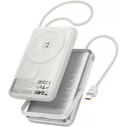 Зовнішній акумулятор Hoco Q43 Clever 10000mAh 20W Silver [165933] - мініатюра 2