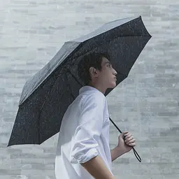 Парасолька Xiaomi RunMi 90 Points All Purpose Umbrella (5052BK) Black - мініатюра 3