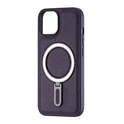 Чохол Jinduka Leather Ringo iPhone 14 Purple - мініатюра 1