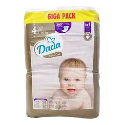 Підгузки Dada Extra Care 4 MAXI GIGA PACK 7–16 кг 164 шт (ExtraCare4Giga164)