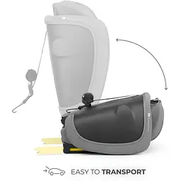 Автокрісло Kinderkraft Fix2Go i-Size Grey (KCFI2GO0GRY0000) - мініатюра 3