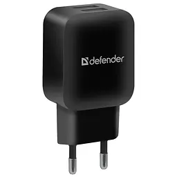 Зарядний пристрій Defender 2xUSB 12W 2.1А EPA-13 чорний (83840) - мініатюра 3