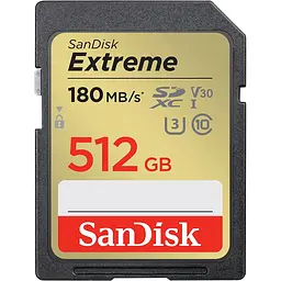 Карта пам'яті SanDisk SDXC Extreme 512GB UHS-I U3 V30 Class 10 (SDSDXVV-512G-GNCIN) [136570]