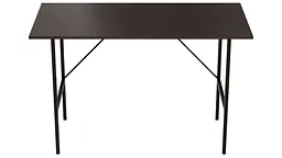 Стіл письмовий Line Тайм Ferrum-decor 750x1200x600 Чорний метал ДСП Венге Магія 16 мм (FRD-106162) - мініатюра 5