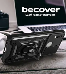 Панель BeCover Military для Nokia C21 Plus Black (709109) - мініатюра 4