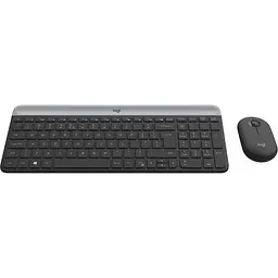 Комплект клавіатура + миша Logitech MK470 Wireless Slim Graphite [920-009206\920-009204] [80788] - мініатюра 3
