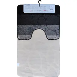 Набір килимків для ванної Vezzer Color line 60x100 та 60x50 см сірий (VZC02203/1622) - мініатюра 4