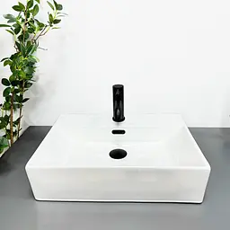 Умивальник VBI Padua white накладний VBI-012200, Білий - мініатюра 3