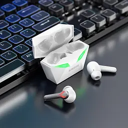 Bluetooth Стерео Гарнітура Borofone BW24 Білий - мініатюра 2