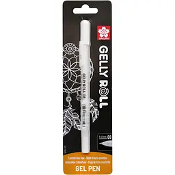 Ручка гелева Gelly Roll BASIC MEDIUM 08 Біла у блістері Sakura