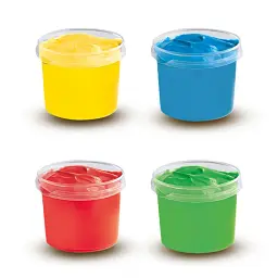 Пальчикові фарби - КОЛЬОРОВІ ВІДБИТКИ (4 кольори) - мініатюра 2