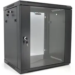 Шафа настінна Merlion 15U 19 600 x 450 x 768 (Ш x Г x В)мм, black (Ml3-6415/23532)