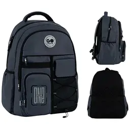 Рюкзак GoPack Education Teens 184 темно-сірий Темно-сірий (GO26-184L-4)