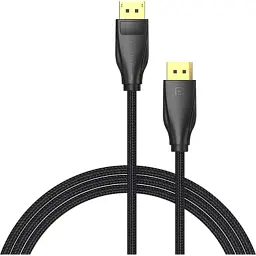 Кабель мультимедійний DisplayPort M to DisplayPort M 2.0m 8K60Hz black Vention (HCCBH) - мініатюра 2