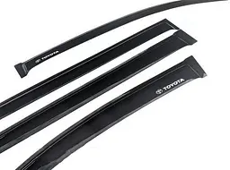Дефлектори вікон вітрові для Toyota Land Cruiser Prado 120 2002-2009 Скотч 3M Voron Glass - мініатюра 4