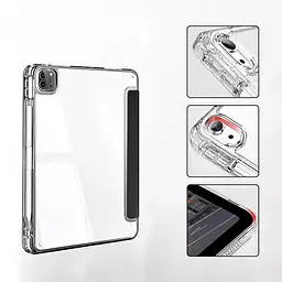 Обкладинка BeCover Ultra Slim Origami Transparent з кріпленням Apple iPad Pro 12.9 2020/2021/2022 Black (711694) - мініатюра 2