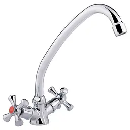 Змішувач для кухні Lidz (CRM)-30 21 271 01, Хром