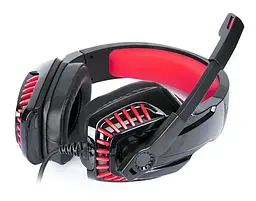 Ігрові навушники Real-El GDX-7650 Black/Red з мікрофоном - мініатюра 2