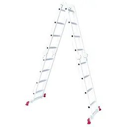 Сходи трансформери алюмінієві мультифункціональні Intertool висота 4712 мм х 4x4 ступенів LT-0029