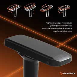 Геймерське крісло GamePro GC775B Fabric Black [148905] - мініатюра 13