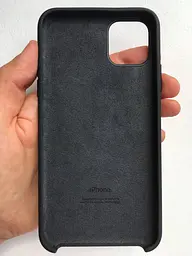 Оригінальний силіконовий чохол Apple Silicone Case для iPhone 11 Pro Max (6.5") Black (MX002ZM/A) - мініатюра 5