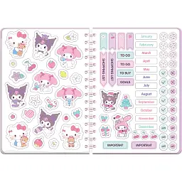 Щоденник на спіралі Kite Hello Kitty тверда обкладинка (HK26-438) - мініатюра 9