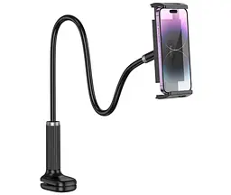 Кріплення для телефону Hoco HD10 Bamboo lazy stand чорний 6942007639224