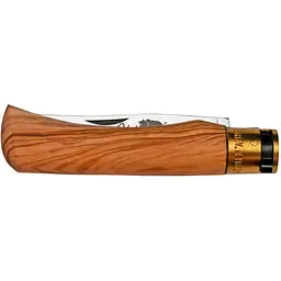 Ніж Old Bear Classic L, C70 steel, Оливковий wood - мініатюра 4