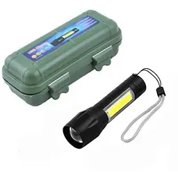 Компактний потужний акумуляторний Чорний LED ліхтарик USB COP BL-511 158000 W (IS33)