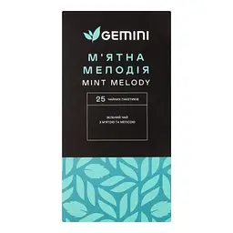 Чай зелений Gemini М'ятна мелодія 50 г (25 шт. х 2 г) - мініатюра 2