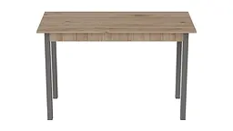 Стіл кухонний Ferrum-decor Маріо 75x120x60 Сірий ДСП Сан-Марино 16мм (FRD-105660) - мініатюра 4