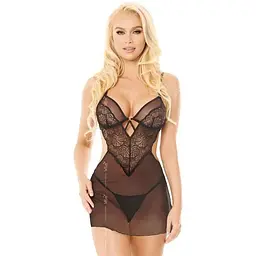 Комплект білизни Softline Collection Adela S/M чорний