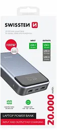 Портативна батарея Swissten Power Bank For Laptop 20000mAh 100W PD - мініатюра 2