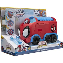 Машинка Spidey Deluxe Feature Vehicle Web Spinning Hauler Павутинний тягач (SNF0081) - мініатюра 2