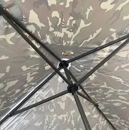 Торговий зонт 2x3 з клапаном і напиленням на чорному металі камуфляж - мініатюра 4