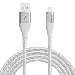 Кабель BRAID2 USB - Type-C 3A 1m (GB-AC13WH) Білий