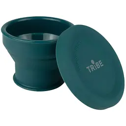 Чашка туристична Tribe Collapsible Shot 90 мл з кришкою, ocean (T-FF-0030-ocean)