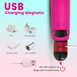 Вібратор на палець B - Series Joy Aurora, 11.8 см (рожевий) - мініатюра 3