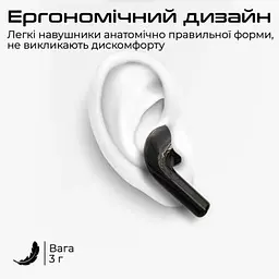 Навушники HiFuture FlyBuds3 Black (flybuds3.black) - мініатюра 3