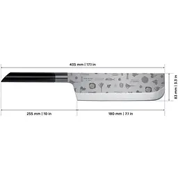 Ніж Risoli Dr. Green Usuba 18 см (02040DR/18US) - мініатюра 4