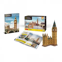 Пазл 3D CubicFun National Geographic Біг Бен, 94 елемента (DS0992h) - мініатюра 2