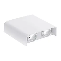 Фасадний світлодіодний світильник MAXUS MWL 4W 3CCT IP65 WH Square - мініатюра 2