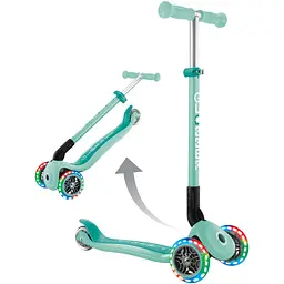 Самокат Globber Primo Foldable Lights м'ятний - мініатюра 11