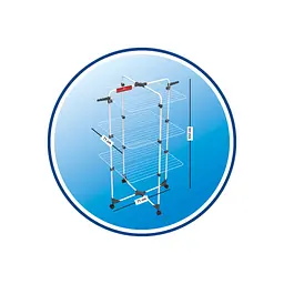 Сушарка для білизни Vileda Mixer 3 Tower Indoor Dryer 30 м (4023103202092) - мініатюра 2