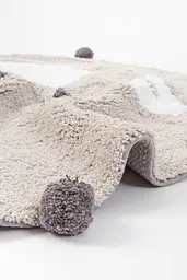 Килимок в дитячу кімнату Irya - Wooly a.gri світло-сірий 110x110 - мініатюра 4