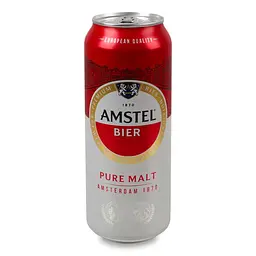 Набір пиво Amstel світле 5% 4 шт. х 0.5 л з/б - мініатюра 2