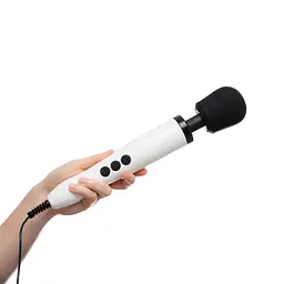 Вібромасажер DOXY Original White, дуже потужний, живлення 220В, пульсівні вібрації - мініатюра 6