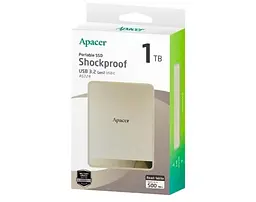 Зовнішній USB-C SSD диск 1 TB APACER AS724 USB 3.2 кремовий AP1TBAS724C-1 - мініатюра 3